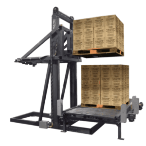 Dual load stackers for pallets