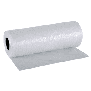 a roll of plastic bags