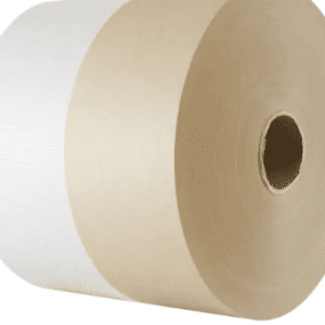 a roll of paper towels